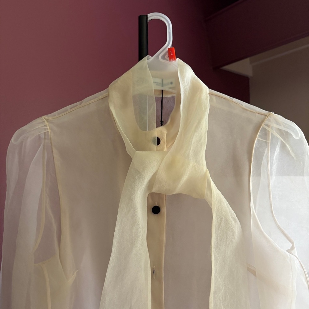 Zara White Button Down Shirt - Picture 7 of 12